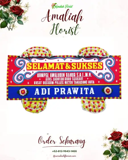 Papan Bunga Ucapan Selamat Singorojo
